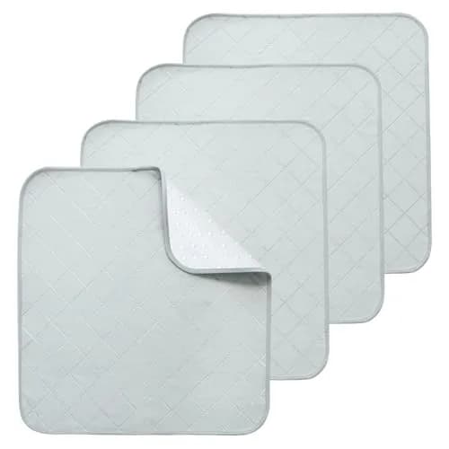 Magik & Kover Waterproof Chair Pads for Incontinence, Reusable Seat Protector 56cm x 53cm (22" x 21") | 4 Pack Absorbent Wheelchair Pad Covers thumbnail 1