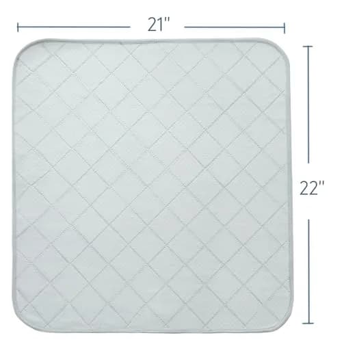 Magik & Kover Waterproof Chair Pads for Incontinence, Reusable Seat Protector 56cm x 53cm (22" x 21") | 4 Pack Absorbent Wheelchair Pad Covers thumbnail 5