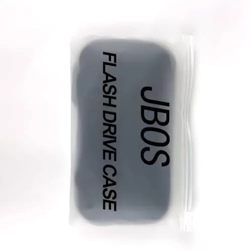 JBOS Flash Drive Case 20 Slots | Black Neoprene Organizer Bag for Memory Sticks, Jump Drives, Thumb Drives, USB Cases thumbnail 5