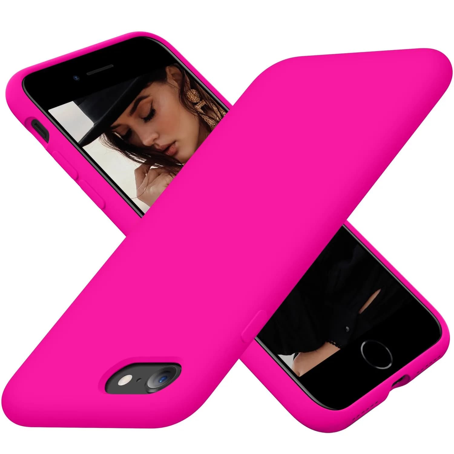 Cordking Silicone Liquid Case for iPhone SE 2022/2020, 7/8 | Slim, Shockproof & Wireless Support