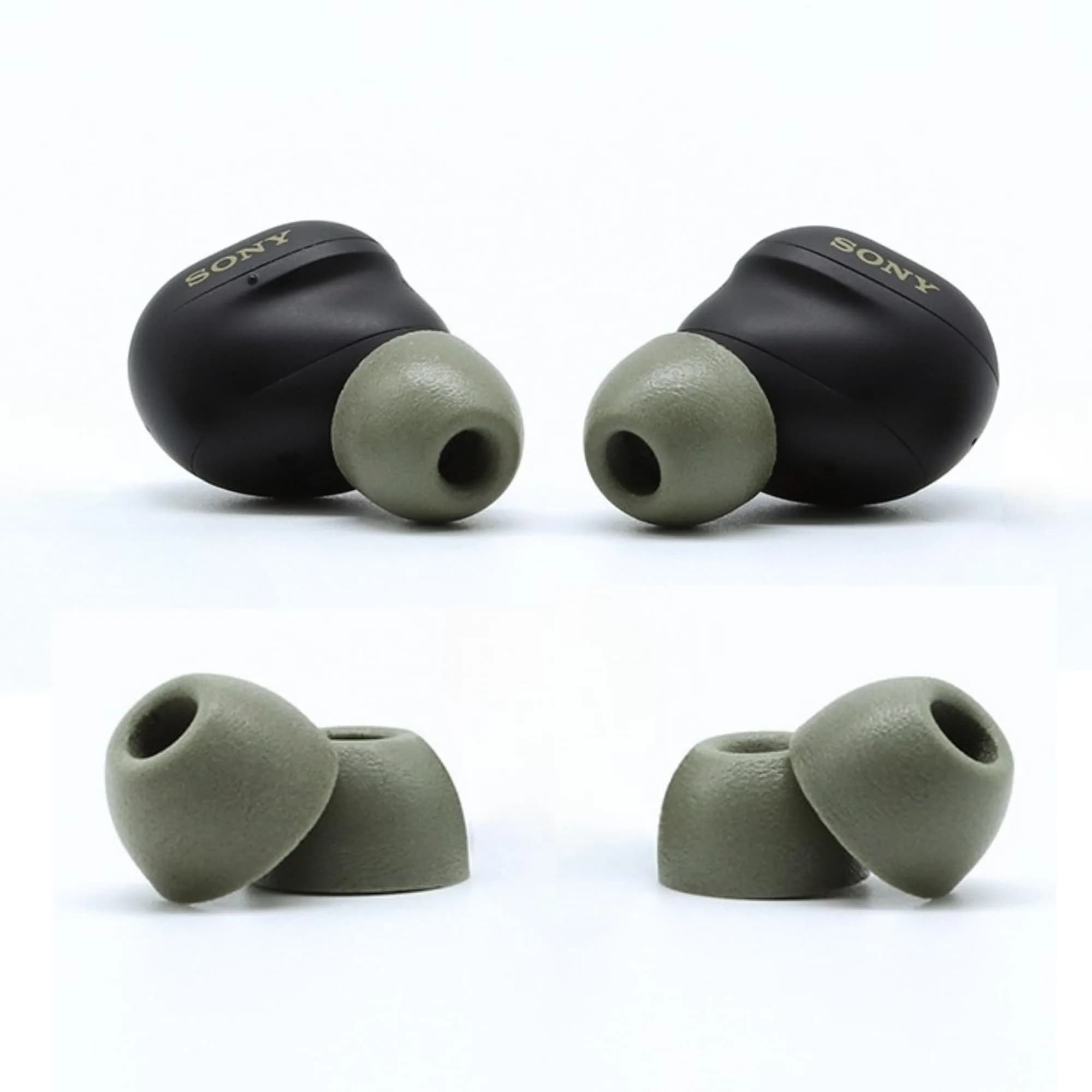 Comply TrueGrip Pine Green Small Memory Foam Ear Tips (3 Pairs) | Secure Fit for Sony WF-1000XM5/XM4/XM3 - main product image