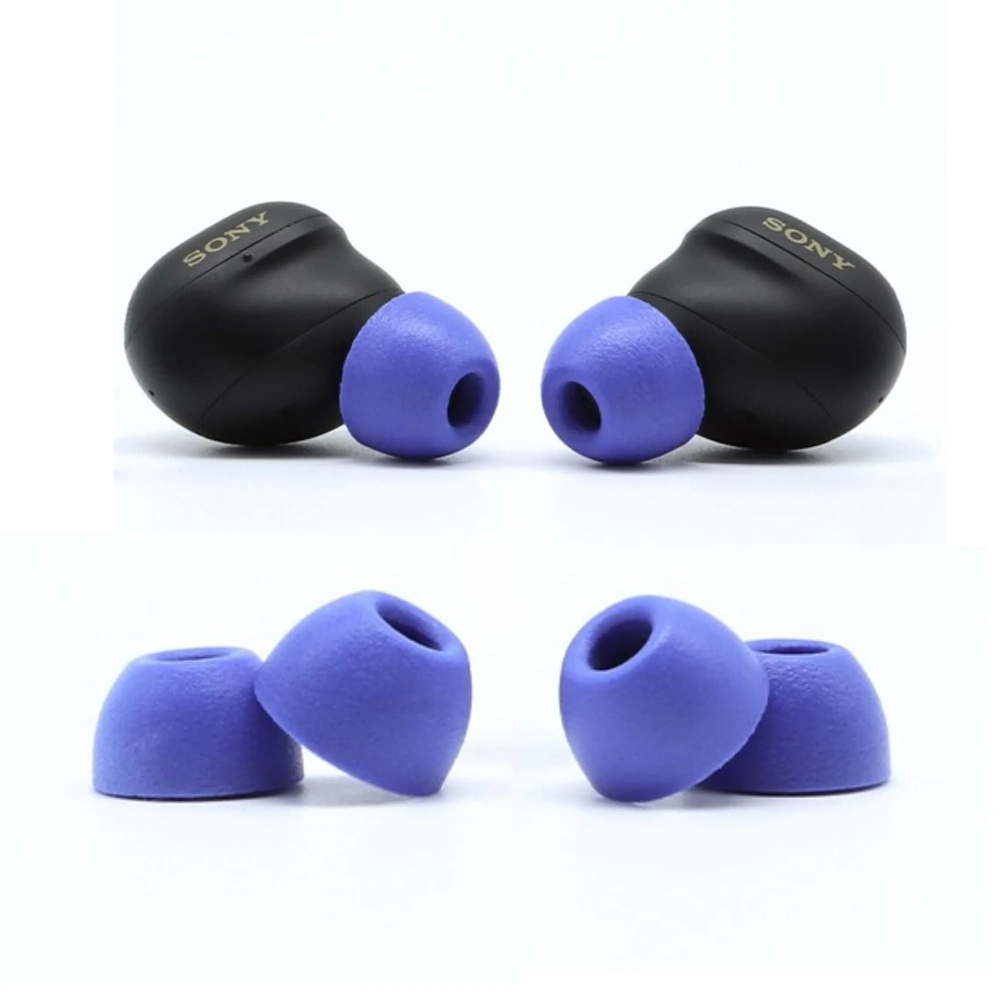 Comply TrueGrip Electric Blue Memory Foam Replacement Ear Tips for Sony WF-1000XM5/XM4/XM3, Small (3 Pairs) - main product image