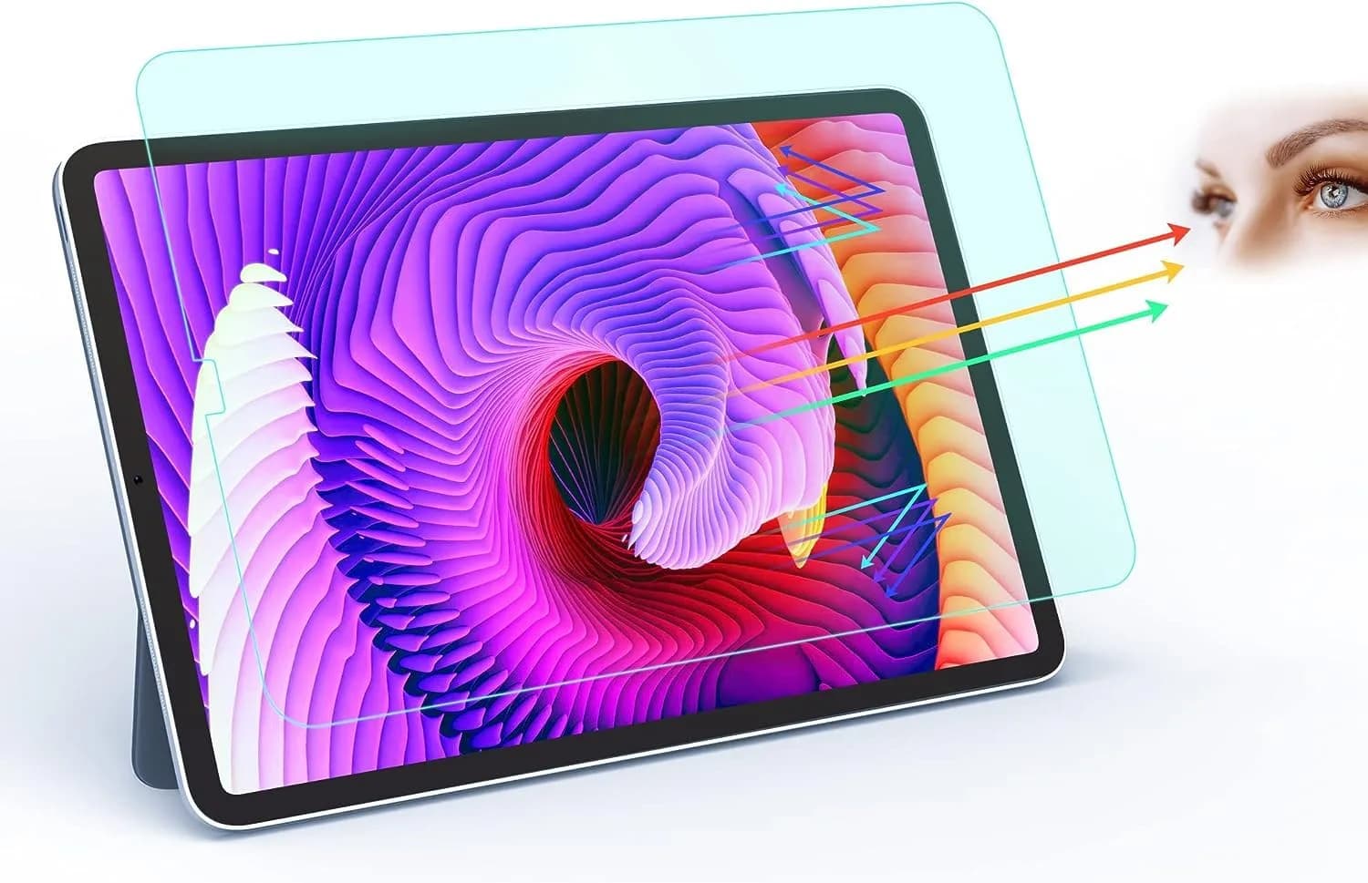 ZOEGAA Blue Light Screen Protector for iPad Air 10.9 inch | Eye Protection & UV Block (70-120 chars)