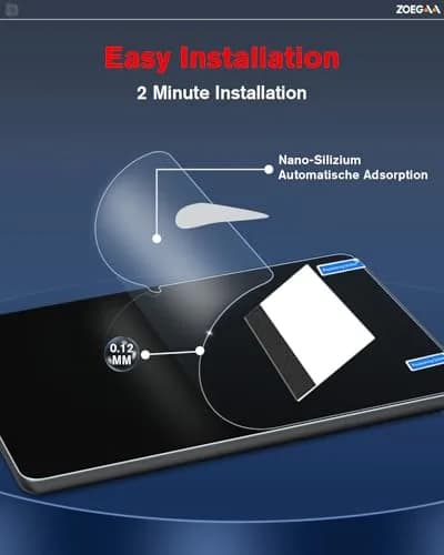 ZOEGAA Blue Light Screen Protector for iPad Air 10.9 inch | Eye Protection & UV Block (70-120 chars) thumbnail 5