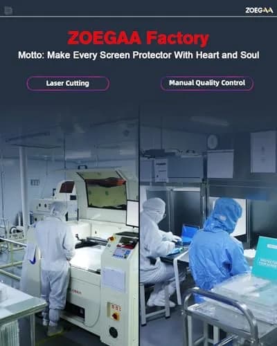 ZOEGAA Blue Light Screen Protector for iPad Air 10.9 inch | Eye Protection & UV Block (70-120 chars) thumbnail 2