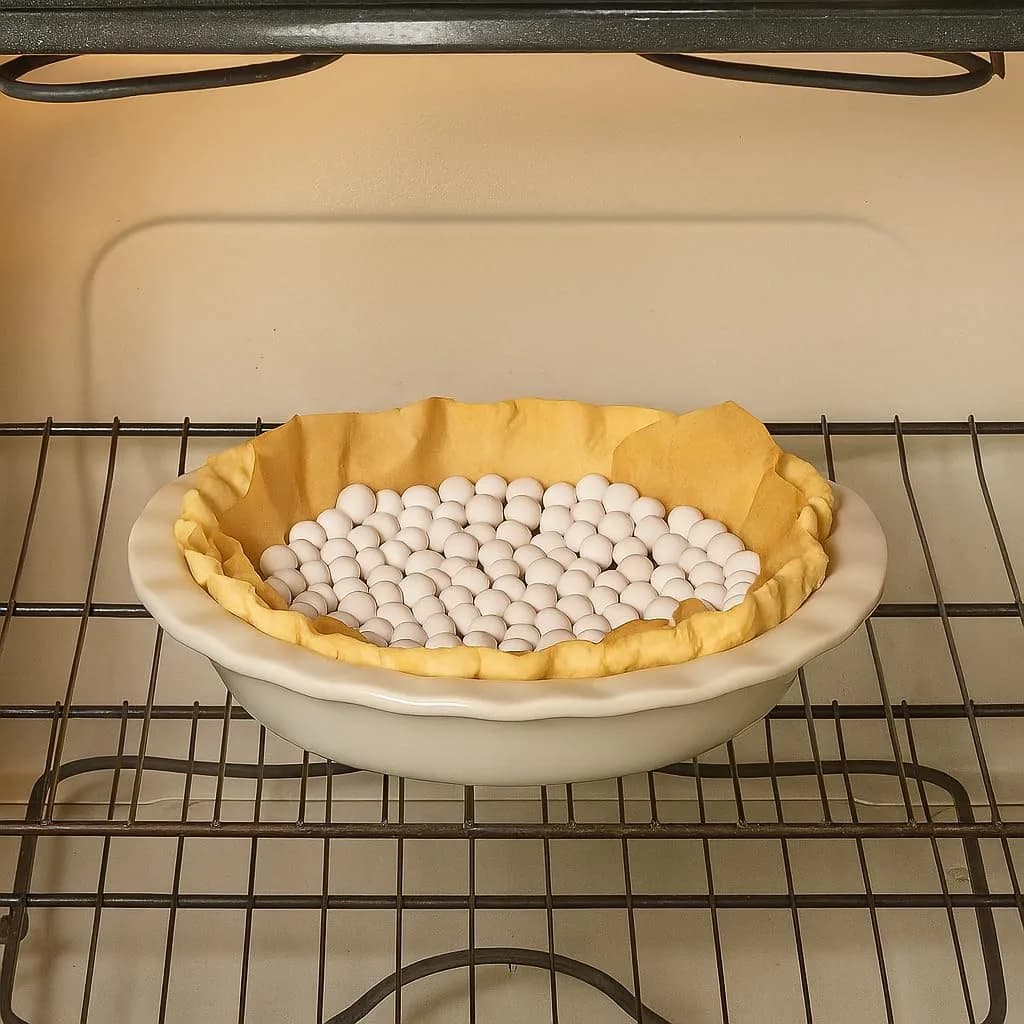Mrs. Anderson's Baking Ceramic Pie Crust Weights 0.68 kg (1.5 lb) | Blind Baking Tool for Even Crust Results - view 5