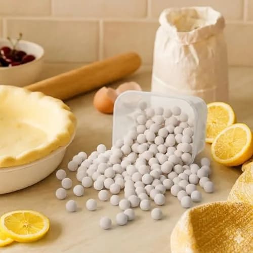 Mrs. Anderson's Baking Ceramic Pie Crust Weights 0.68 kg (1.5 lb) | Blind Baking Tool for Even Crust Results thumbnail 6
