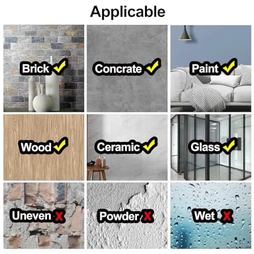 EGINO 120 Pack Double-Sided Adhesive Tape for Acoustic Soundproofing Foam Panels 30mm x 30mm | Heavy Duty Wall Mounting thumbnail 5