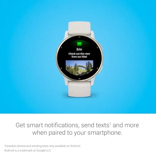 Garmin vívoactive® 5 Health & Fitness GPS Smartwatch 42mm Ivory | AMOLED Display, 11-Day Battery, Body Battery™ Monitoring thumbnail 6