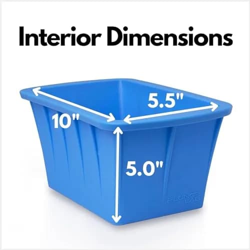 Plunge Lab Extra Large Ice Block Mold 2-Pack, 8lb (3.6kg) Ice Blocks | Steel Reinforced Silicone for Cold Plunge & Coolers thumbnail 2