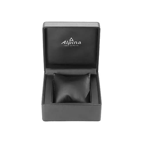 Alpina Startimer Swiss Automatic 44mm Stainless Steel Watch with Brown Leather Strap | Heritage Aviation Style thumbnail 2