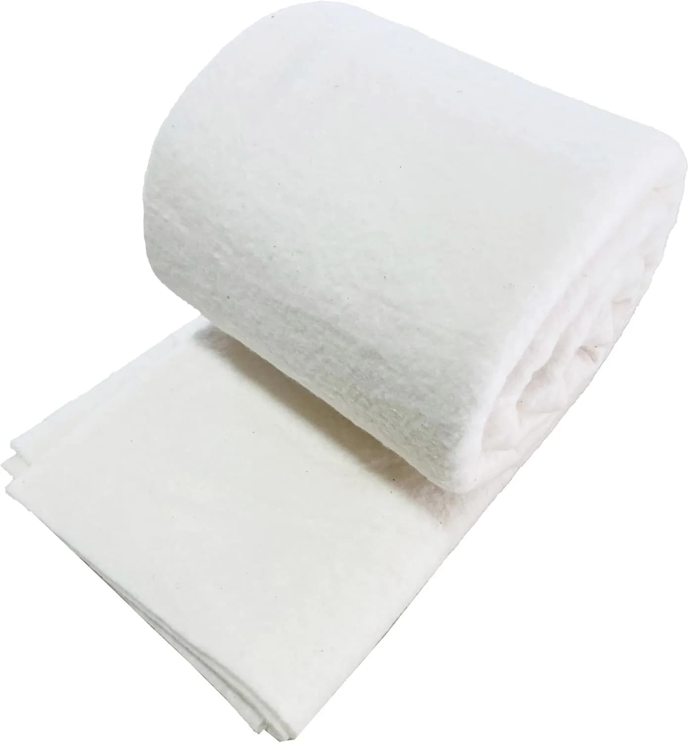 LUMANSUO 200GSM Crib Natural Cotton Quilt Batting 45"x60" | Soft, Thick & Low Shrinkage