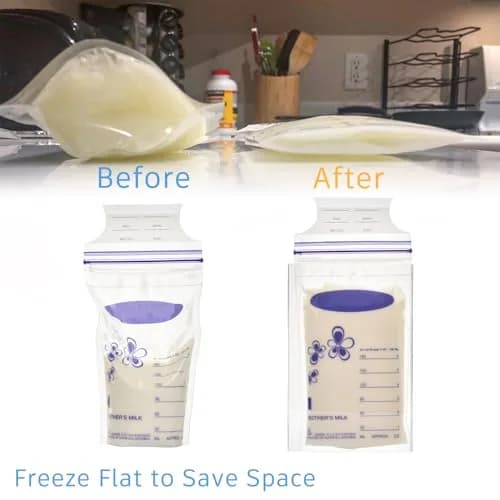Ugotfeels Freeze Flat Breast Milk Storage Bag Organizer Kit 2-Pack | Fits 3-6oz Bags thumbnail 2