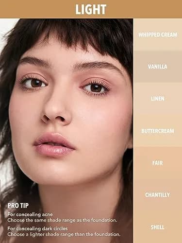 SHEGLAM 12HR Full Coverage Concealer Stick for Under Eye & Dark Circles - Fair | Matte Finish, Hydrating, Cruelty-Free thumbnail 3