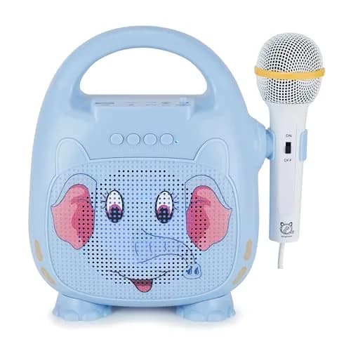 Vivitar Kids Karaoke Speaker with Microphone | Bluetooth, LED Lights, 12H Play thumbnail 1