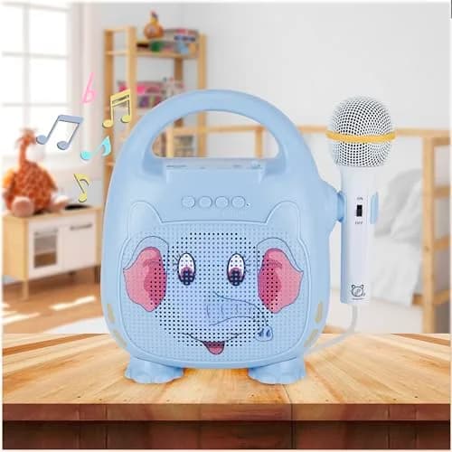 Vivitar Kids Karaoke Speaker with Microphone | Bluetooth, LED Lights, 12H Play thumbnail 6