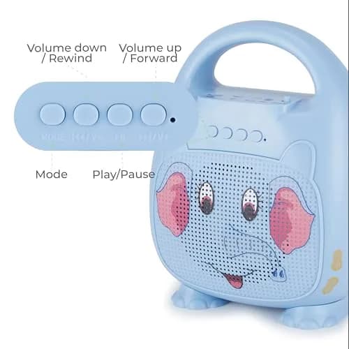 Vivitar Kids Karaoke Speaker with Microphone | Bluetooth, LED Lights, 12H Play thumbnail 3