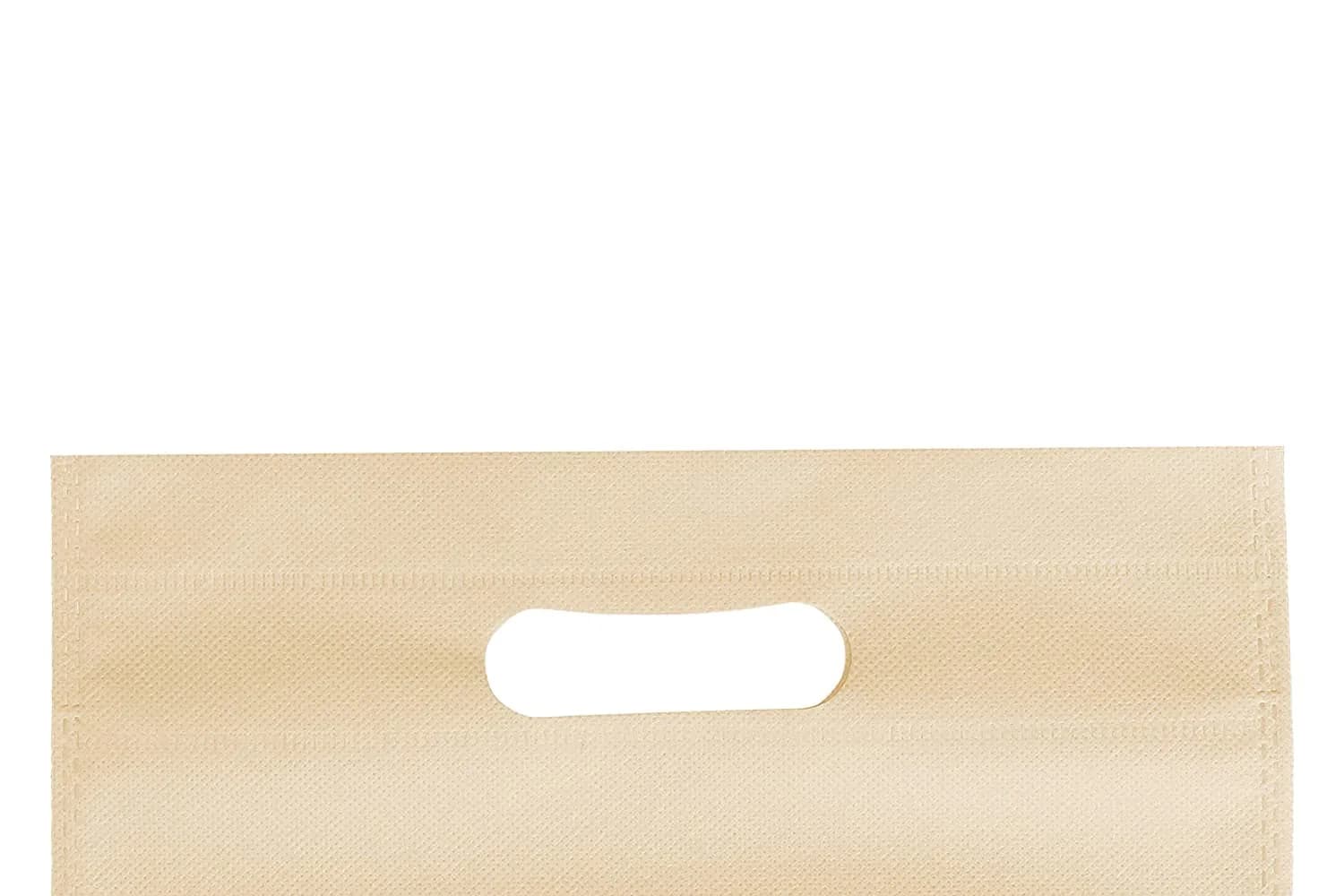 AGRASHRI ENTERPRISES D Cut Cloth Carry Bag Pack of 50 36cm (14in) x 25cm (10in) | Reusable Grocery Shopping Bags - view 3