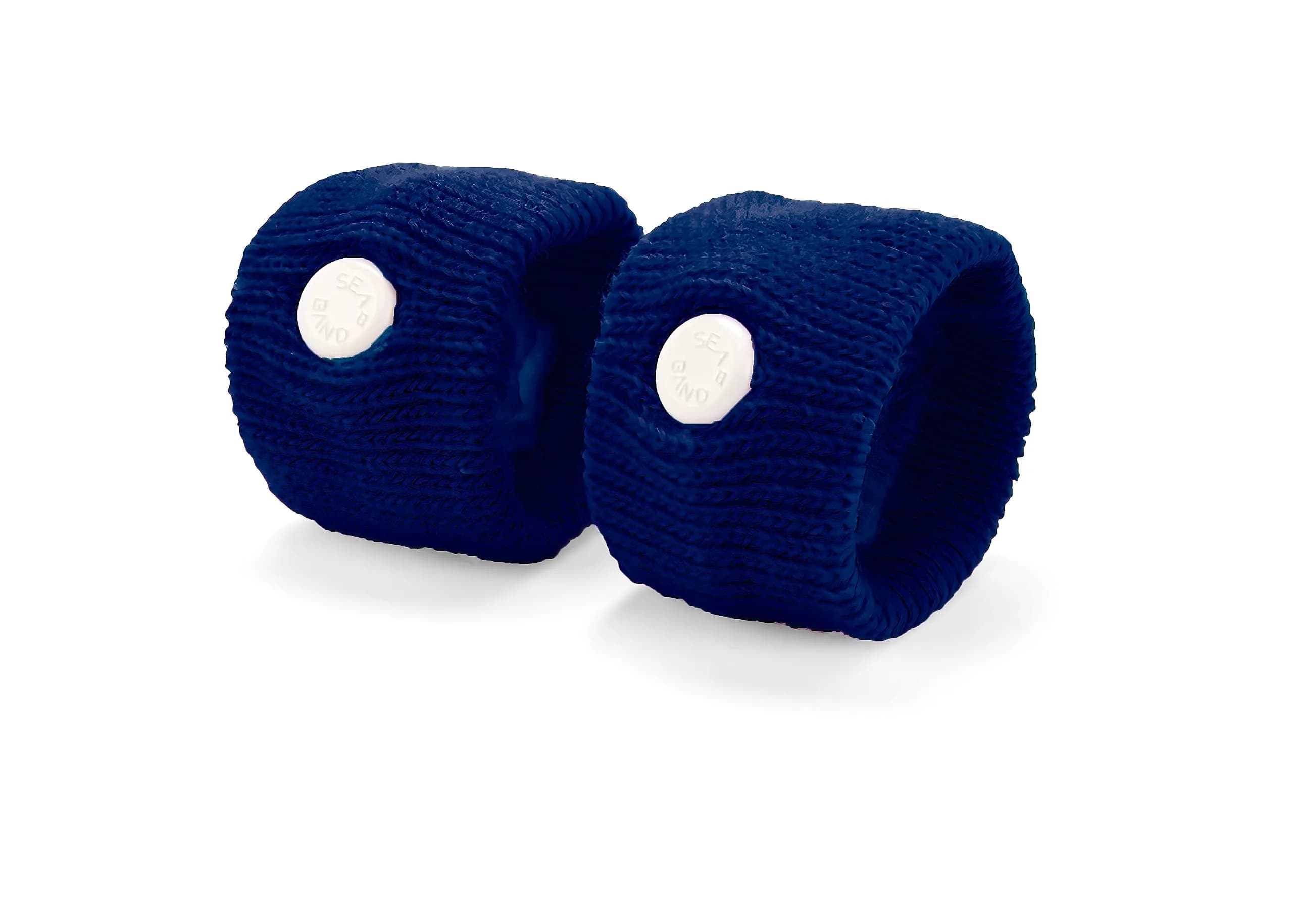 Sea-Band Anti-Nausea Wristbands Navy | Clinically Proven Acupressure for Travel Sickness Relief — Navy