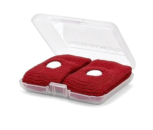 Sea-Band Red Acupressure Wristbands for Nausea Relief | 1 Pair (2 Bands) thumbnail 2