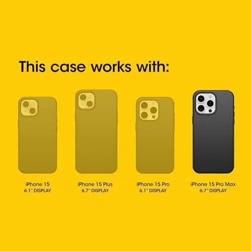 OtterBox iPhone 15 Pro Max Defender Series XT Clear Case - Velvet Evergreen (Clear), Rugged, Screenless, MagSafe Compatible, Lanyard Attachment thumbnail 2