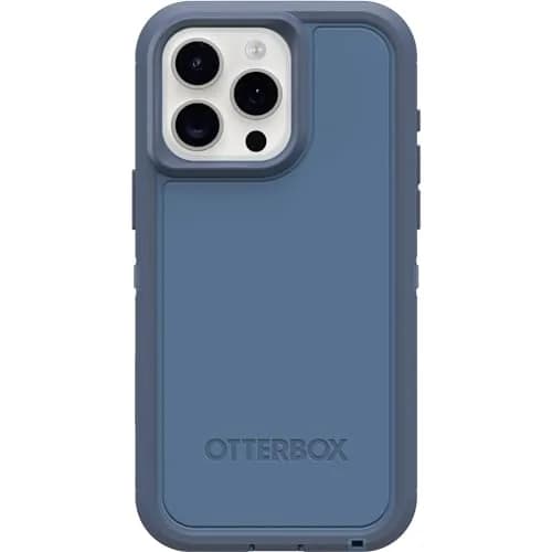 OtterBox Defender Series XT Case for iPhone 15 Pro Max - Baby Blue Jeans | Rugged, MagSafe, Dual-Layer thumbnail 1