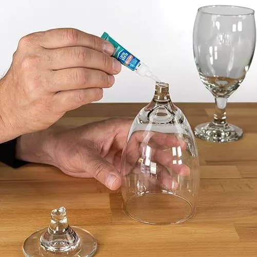 Loctite Glass Glue, Dishwasher Safe, Clear, 2g Bottle (Pack of 3) | Bonds Glass to Metal & Plastic thumbnail 5