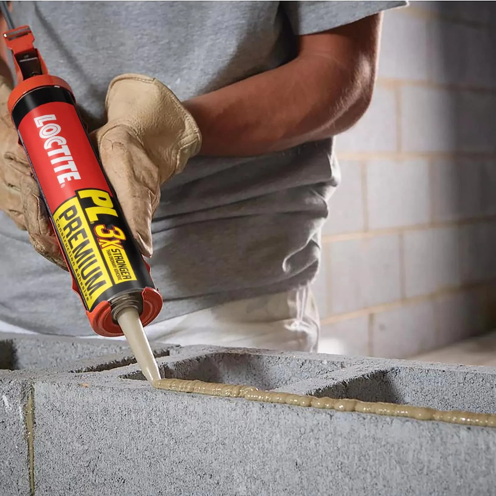 Loctite PL Premium Polyurethane Construction Adhesive 10 fl oz (296 ml) Cartridge, 6-Pack | Bonds Wood, Concrete, Stone, Metal & More - view 6