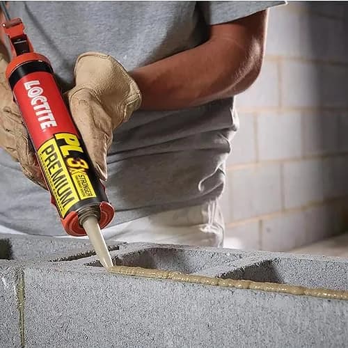 Loctite PL Premium Polyurethane Construction Adhesive 10 fl oz (296 ml) Cartridge, 6-Pack | Bonds Wood, Concrete, Stone, Metal & More thumbnail 6