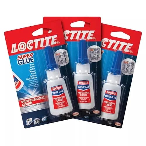 Loctite Professional Super Glue Liquid 20ml (0.7 Fl Oz) Bottle, Pack of 3 | Heavy-Duty Instant Adhesive for Plastic, Wood & Metal thumbnail 5