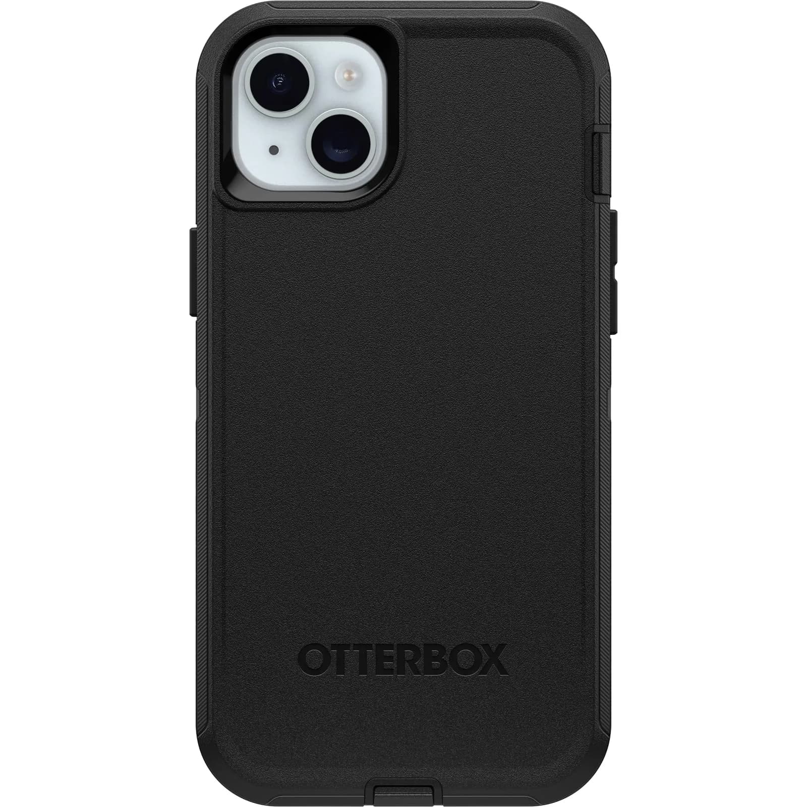 OtterBox Defender Series Pro Case for iPhone 15 Plus & 14 Plus | Rugged & Durable, Screenless, with Holster Clip & Kickstand — Black
