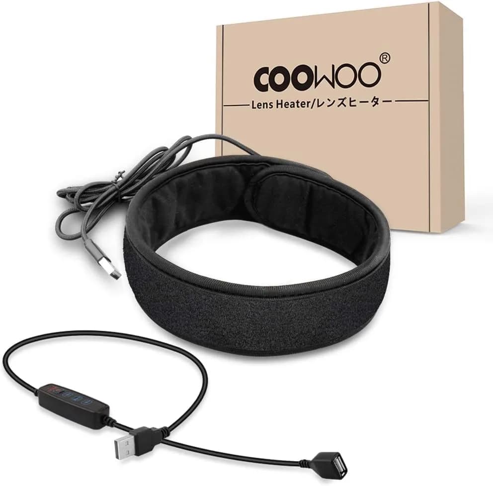 COOWOO USB Lens Heater Warmer Dew Heater Strip with Temperature Regulator | Protects Camera & Telescope Lenses in Humid Conditions thumbnail 2