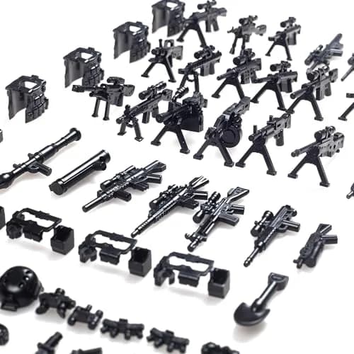 HIMIRICH Weapons Pack Military Toy Set 90 PCS | Educational Building Blocks for Kids 3-6 thumbnail 4
