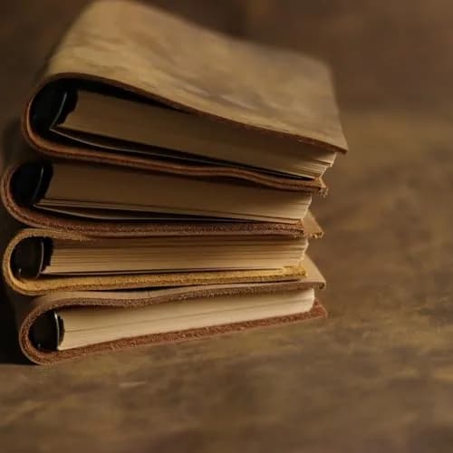 Fishknow A6 Vintage Leather Journal Notebook 18.5cm (7.3") x 12.5cm (5") | Refillable 6-Ring Binder for Planners & Travel thumbnail 5