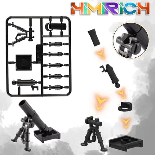 HIMIRICH Military Weapons Pack Accessories Kits Toys, 41 Pcs | Safe, Compatible with Major Brands, for Boys 6+ thumbnail 5