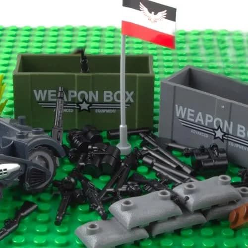 HIMIRICH Military Weapons Pack Accessories Kits Toys, 41 Pcs | Safe, Compatible with Major Brands, for Boys 6+ thumbnail 7