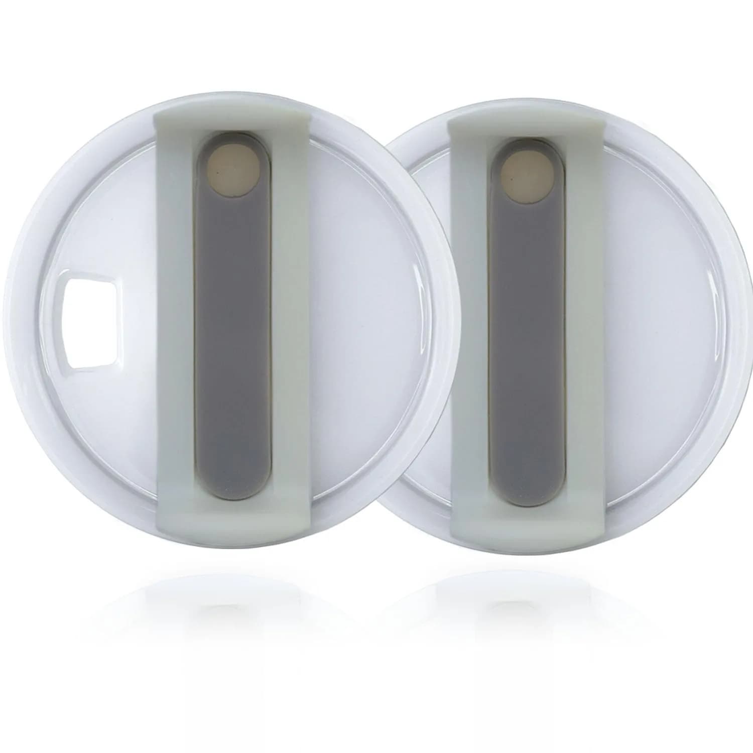 Horsdo 40oz Tumbler Lid in Beige-grey - Spill-Proof Replacement Lid (2-Pack) - main product image