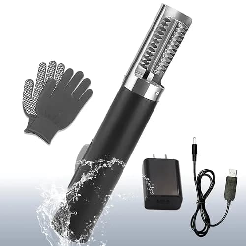 YiDeyuLL Electric Fish Scaler 29.21cm (11.5 inches) Black | Removes Scales Effortlessly thumbnail 1