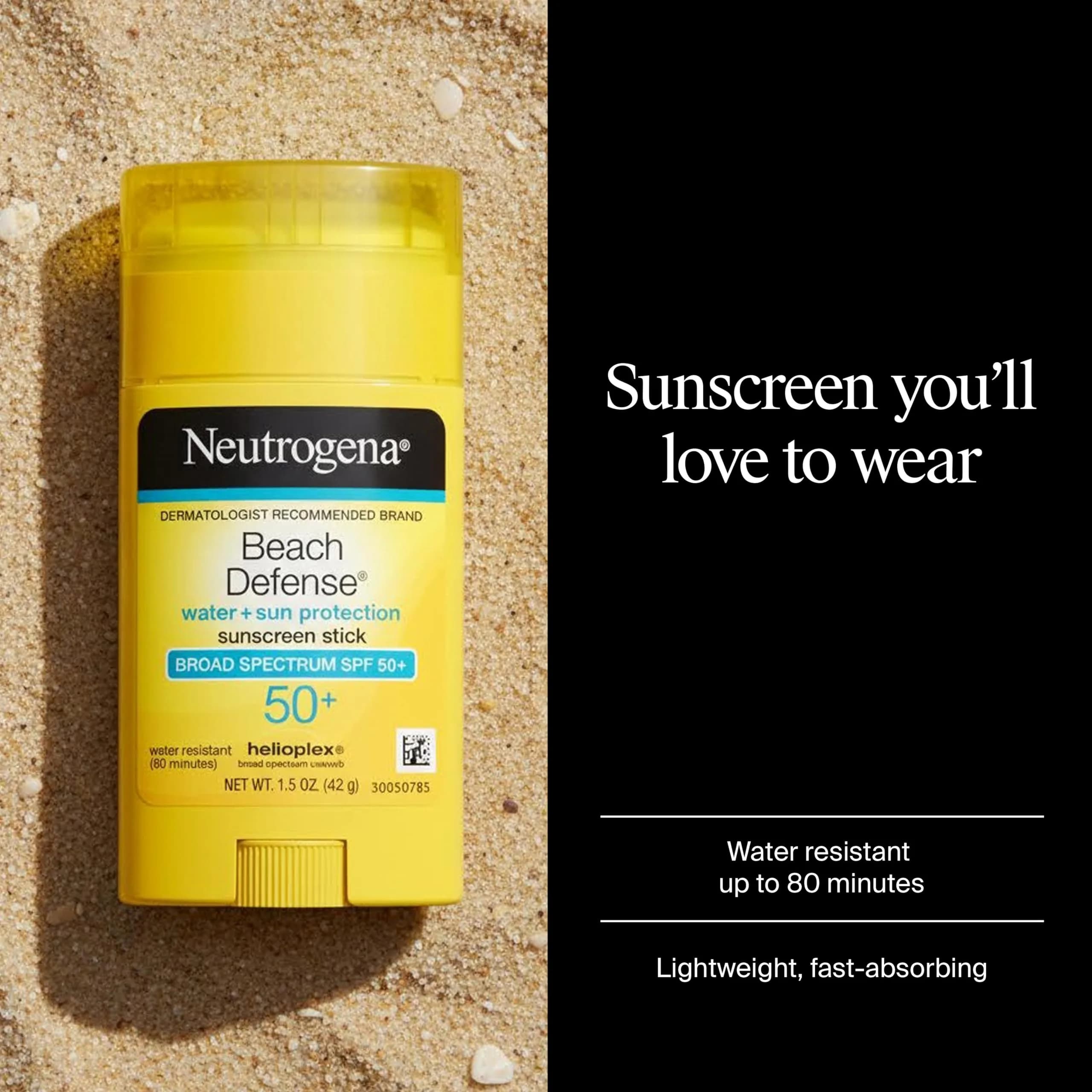 Neutrogena Beach Defense SPF 30 Sunscreen Lotion, 1.5 oz | Broad Spectrum Water Resistant - view 2