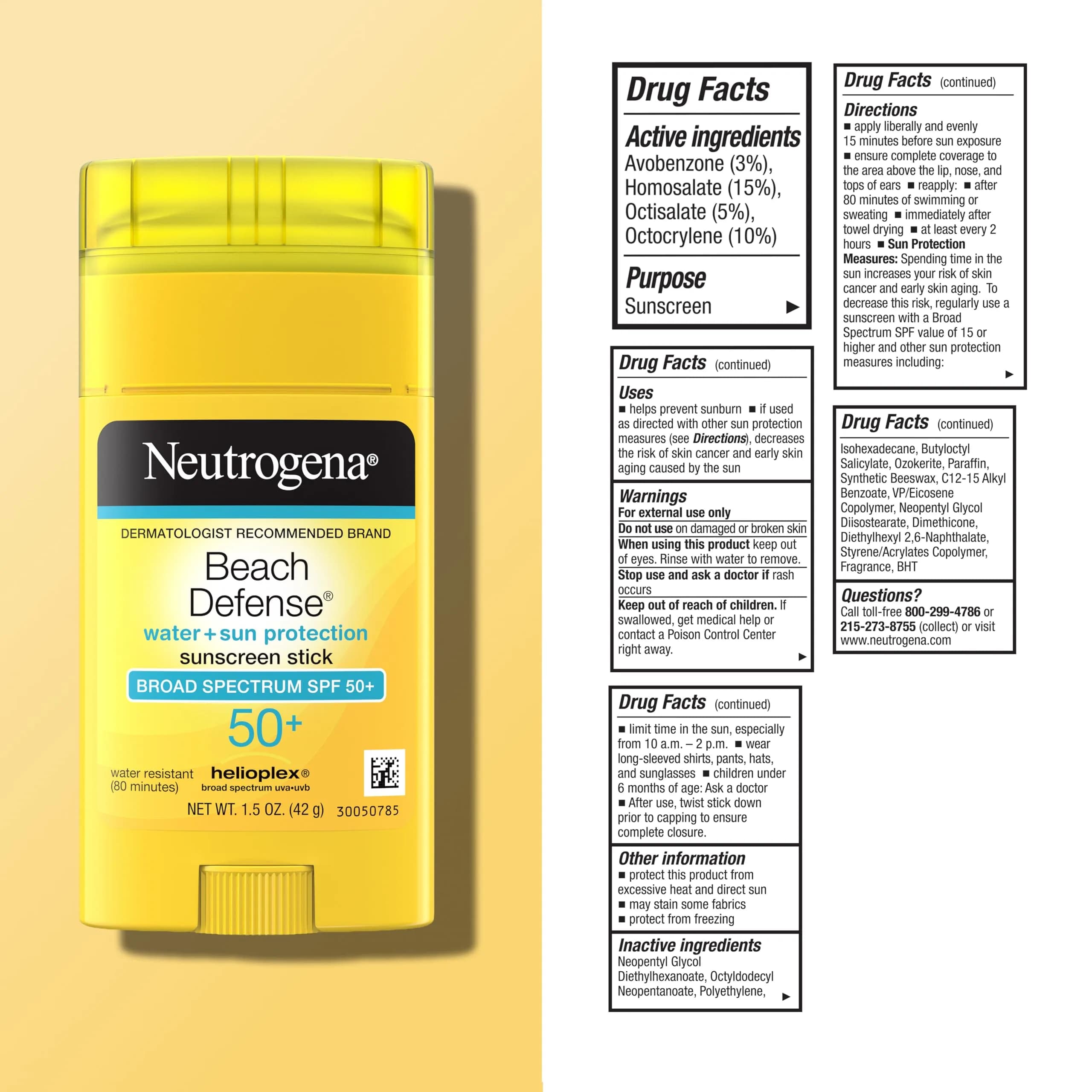 Neutrogena Beach Defense SPF 30 Sunscreen Lotion, 1.5 oz | Broad Spectrum Water Resistant - view 8