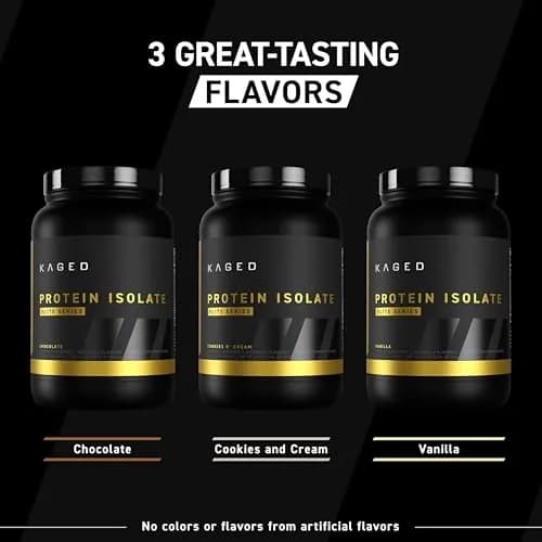 Kaged Protein Powder Elite: 100% Isolate Blend Whey | 2lbs | Muscle Recovery & Growth thumbnail 7