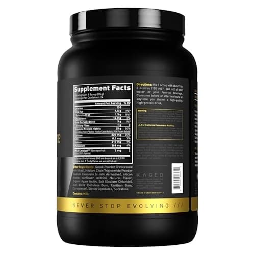 Kaged Protein Powder Elite: 100% Isolate Blend Whey | 2lbs | Muscle Recovery & Growth thumbnail 9