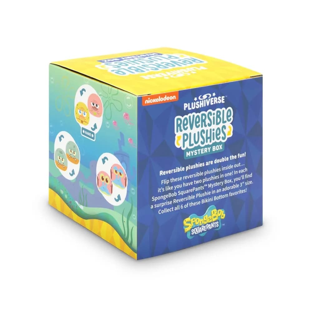 TeeTurtle SpongeBob SquarePants Series Reversible Plushie Mystery Box, 3-Inch Mini Blind Box | ASTM-Tested Toy Figure - view 2