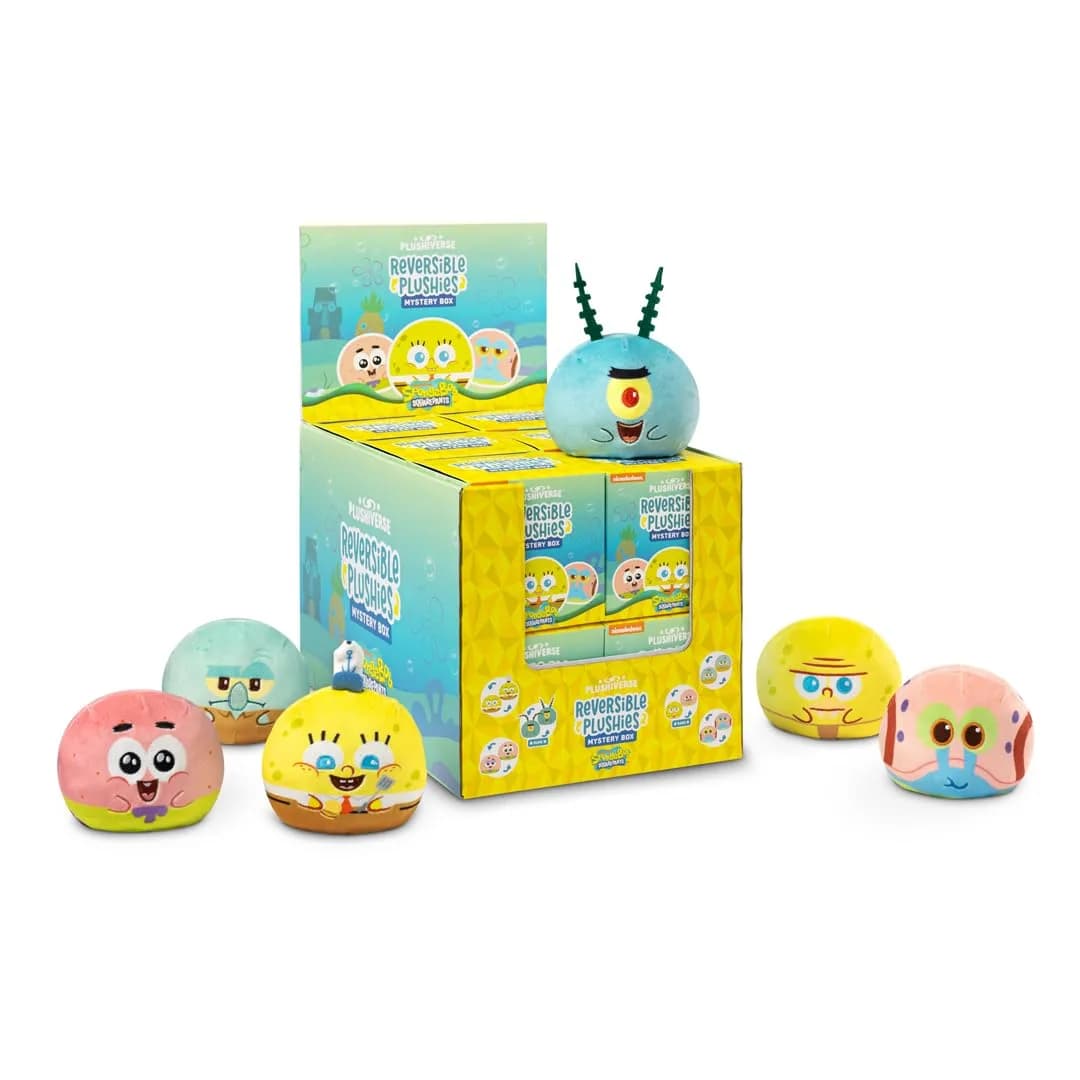 TeeTurtle SpongeBob SquarePants Series Reversible Plushie Mystery Box, 3-Inch Mini Blind Box | ASTM-Tested Toy Figure - view 4