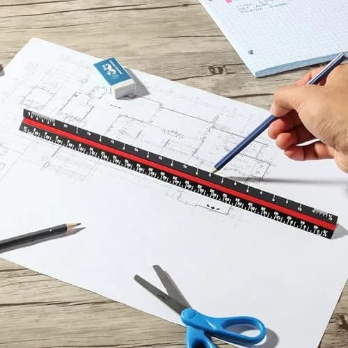 Mr. Pen Architectural Scale Ruler 12 Inch (30 cm) 3-Pack | Precision Drafting Tool for Architects & Engineers thumbnail 9