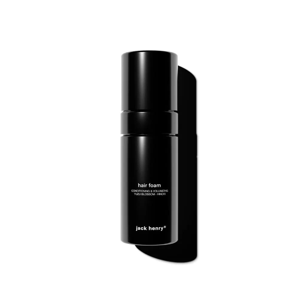 Jack Henry Volumizing Hair Mousse, Polymer Free Meadowfoam Foam, 3.3 oz | Touchable Volume & Conditioning - main product image