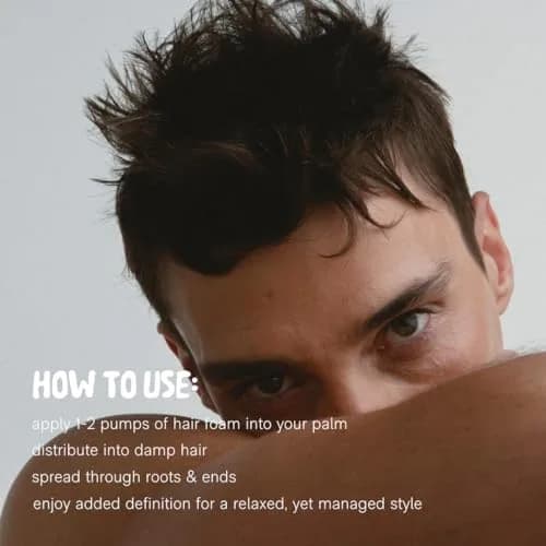 Jack Henry Volumizing Hair Mousse, Polymer Free Meadowfoam Foam, 3.3 oz | Touchable Volume & Conditioning thumbnail 5