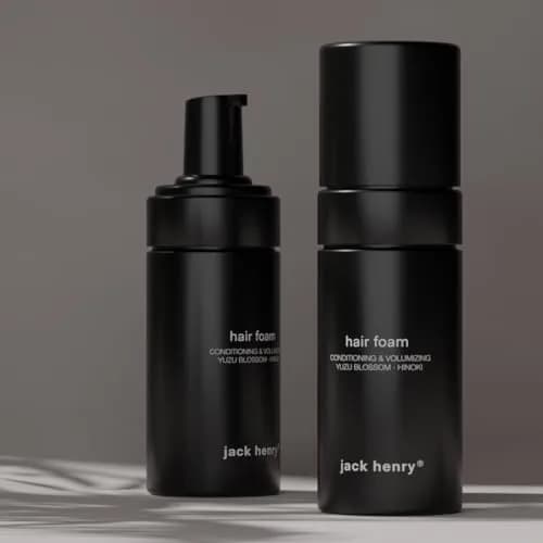 Jack Henry Volumizing Hair Mousse, Polymer Free Meadowfoam Foam, 3.3 oz | Touchable Volume & Conditioning thumbnail 7