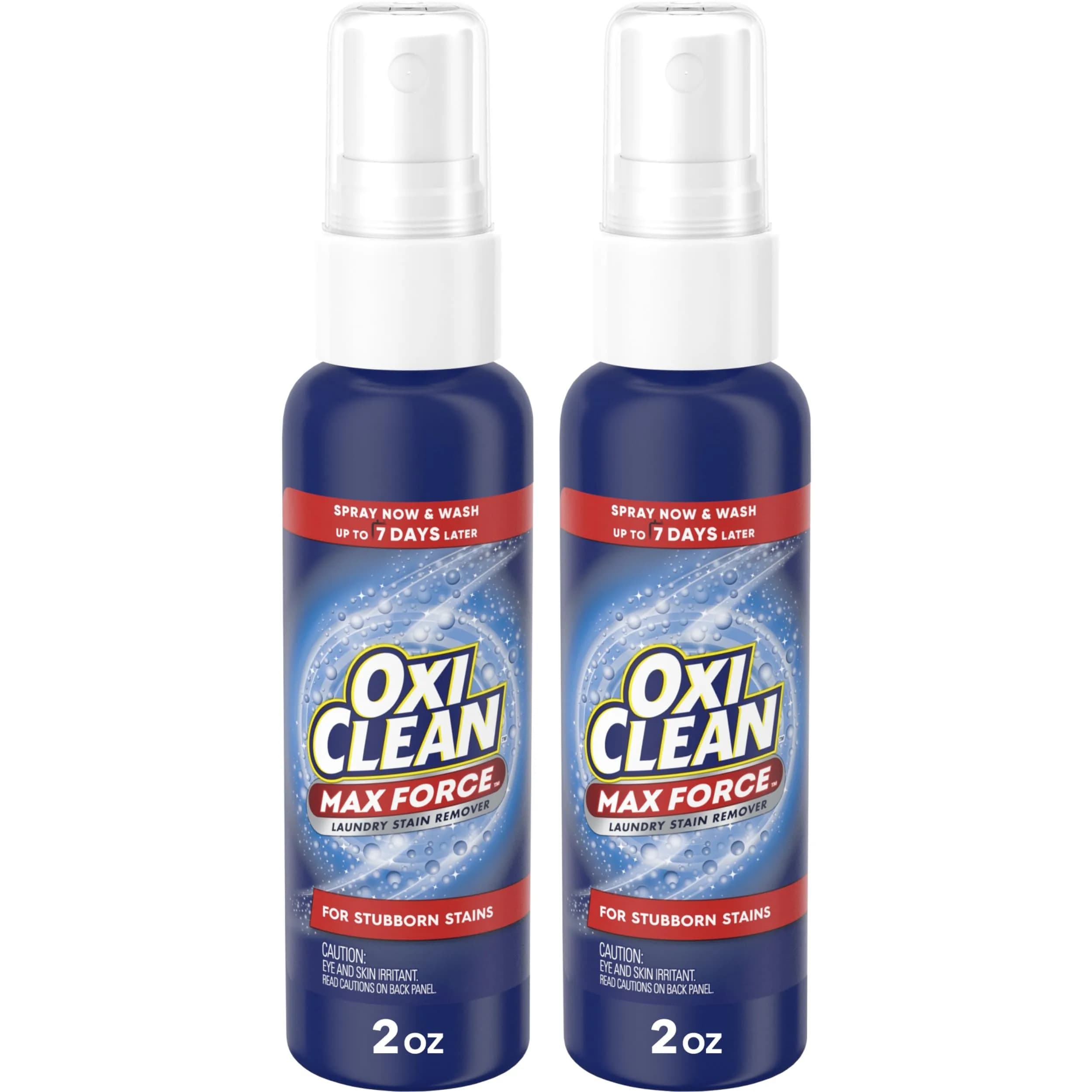 OxiClean Max Force Laundry Stain Treater Spray 118ml (2 Fl Oz, 2 Pack) | Tough Dried-In Stains - main product image