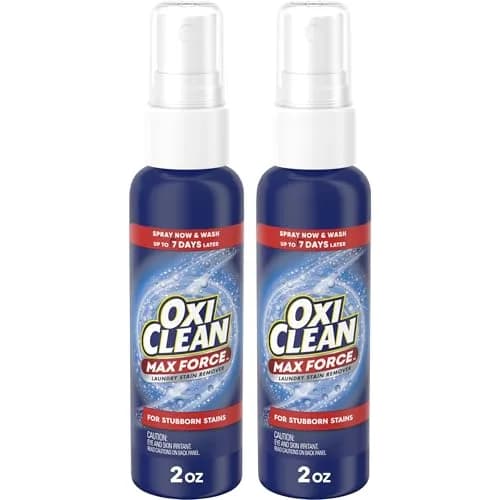 OxiClean Max Force Laundry Stain Treater Spray 118ml (2 Fl Oz, 2 Pack) | Tough Dried-In Stains thumbnail 1